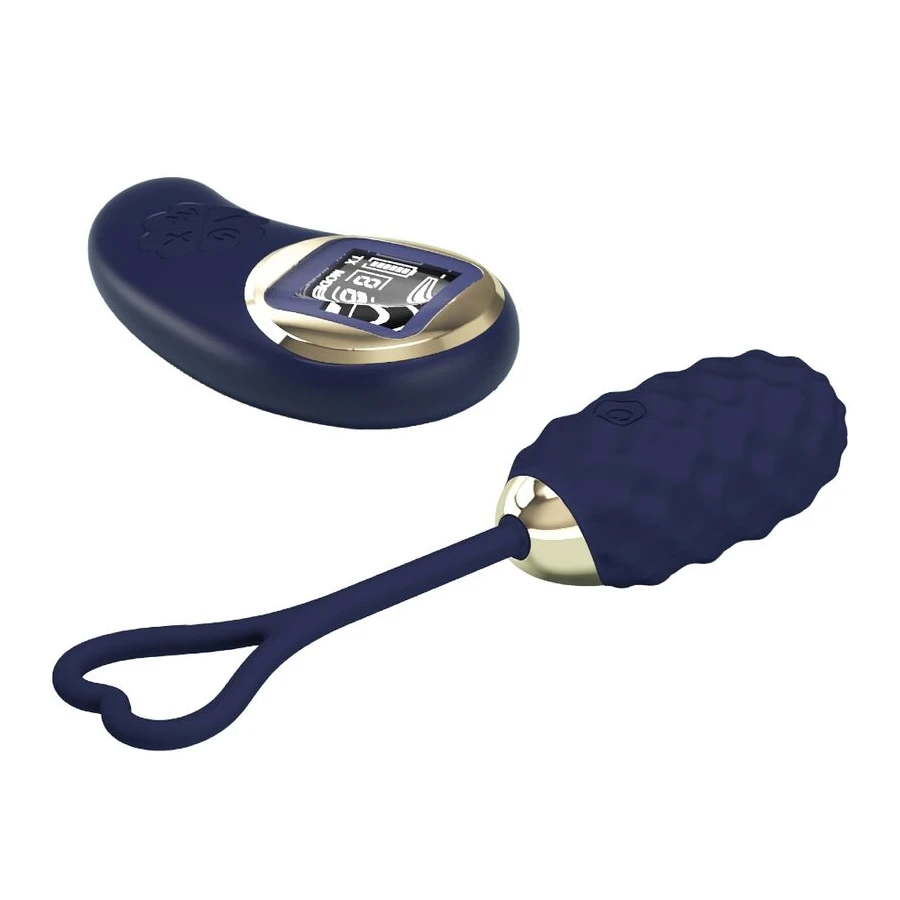 PRETTY LOVE - UOVO VIBRANTE CON TELECOMANDO BLU VIVIAN